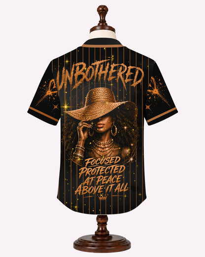 Unbothered by Native Souls – Black Pride Baseball Jersey, African American Heritage