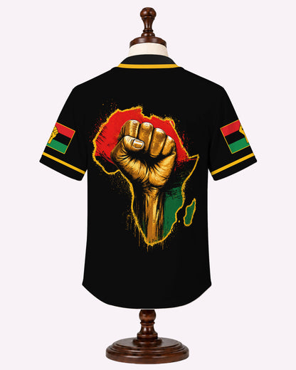 Black American Pride Baseball Jersey