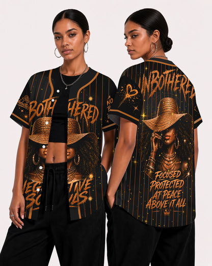 Unbothered by Native Souls – Black Pride Baseball Jersey, African American Heritage