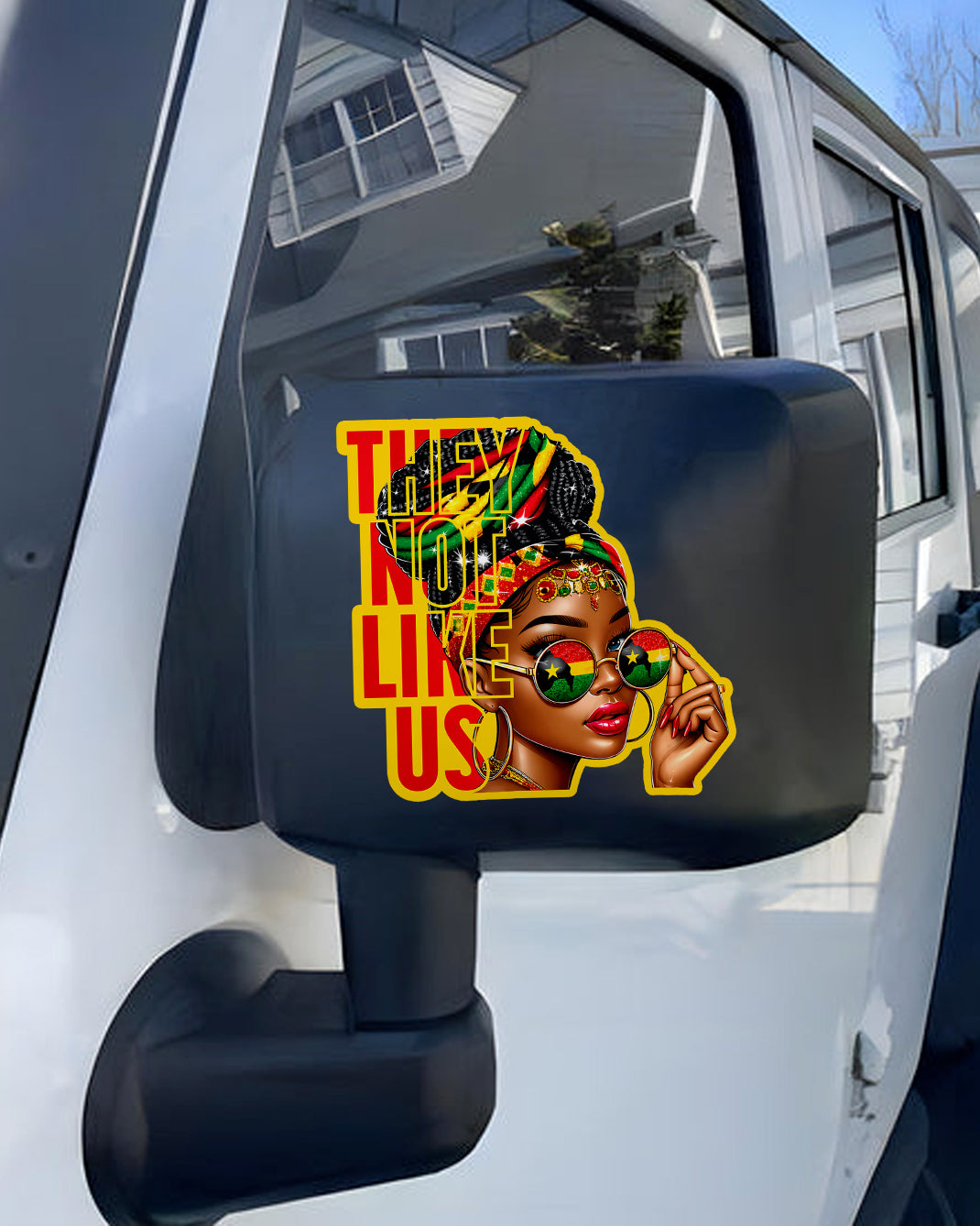 They Not Like Us' - African Empowerment Decal
