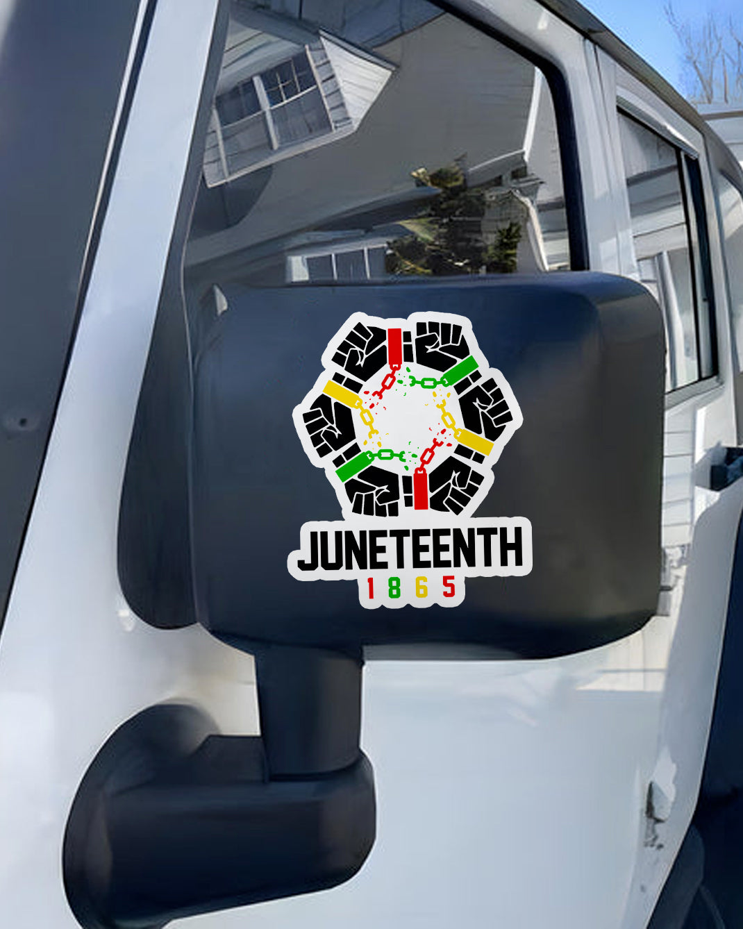 Juneteenth 1865 Freedom Fists, Black Power Decal