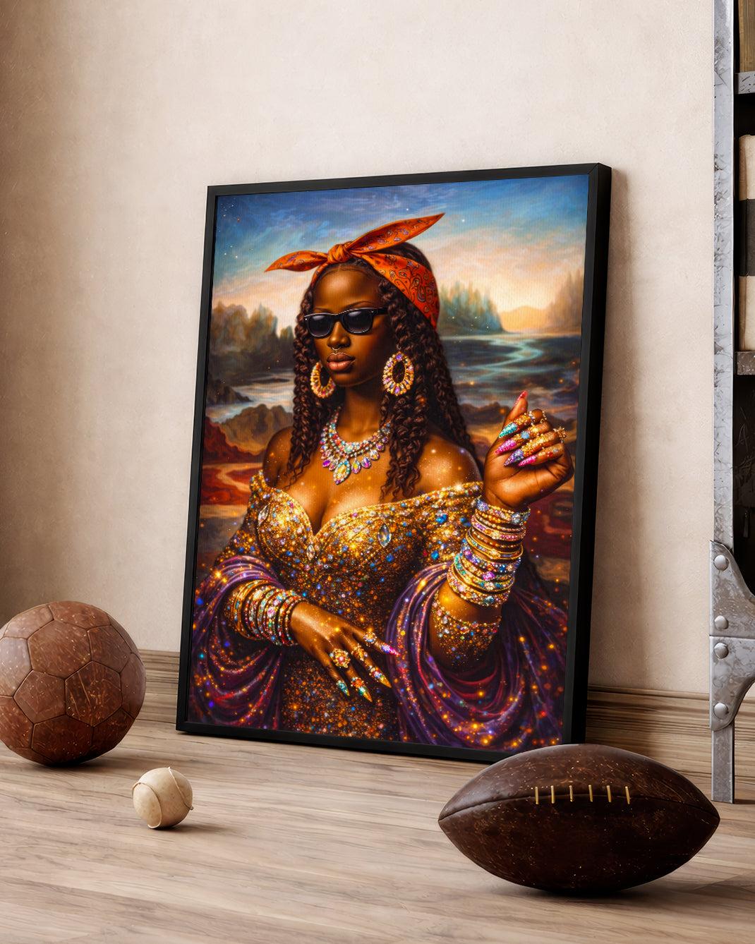 Black Queen - Empowerment, Beauty, and Elegance - Poster/Canvas