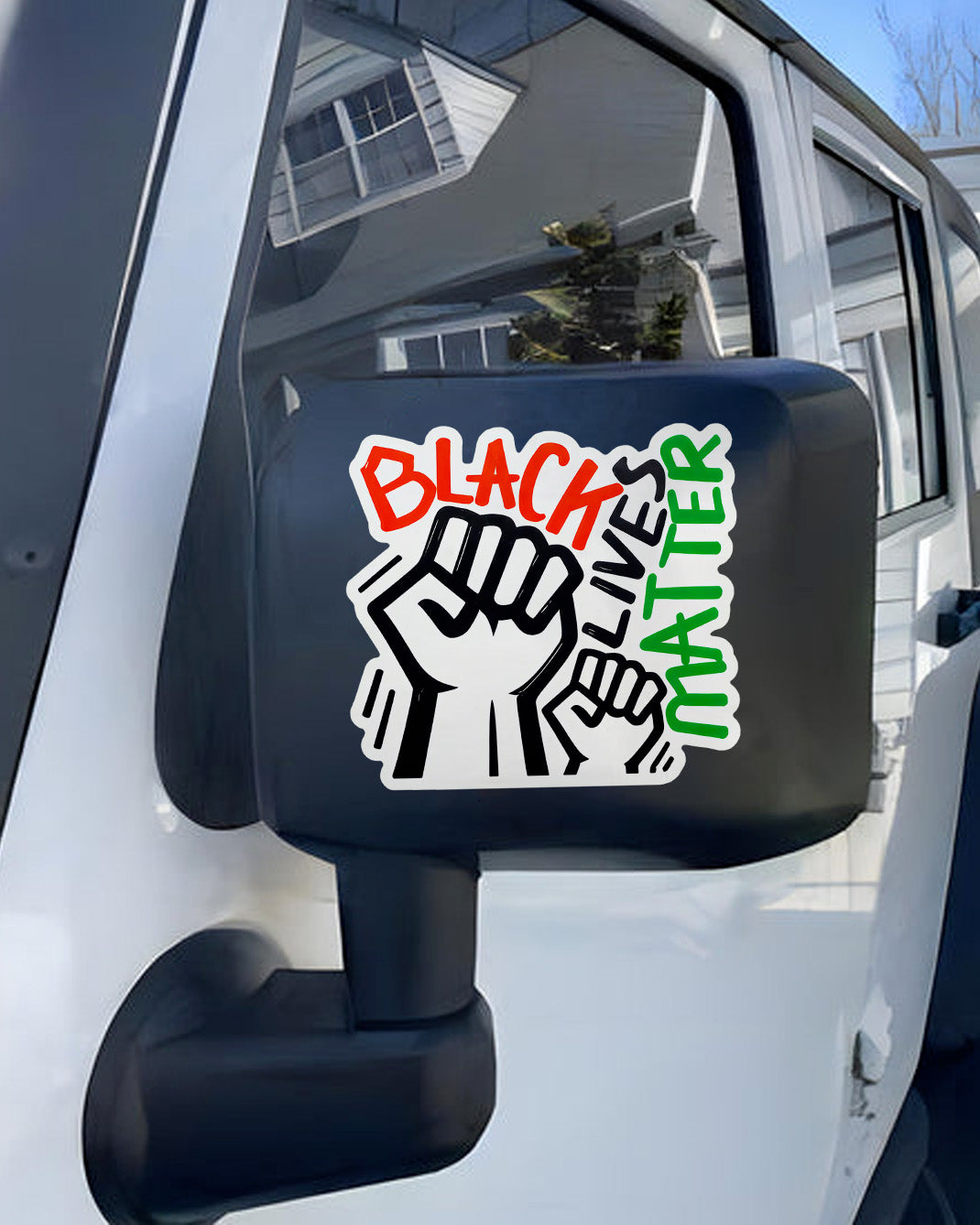 Black Lives Matter Fist Decal - Powerful Affirmation