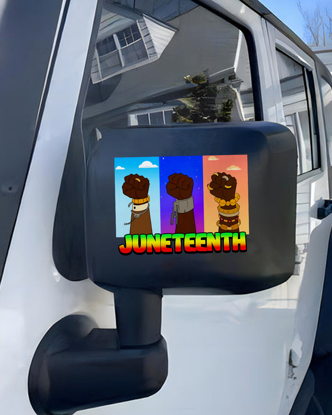Juneteenth Freedom Fist Celebrating Emancipation Decal
