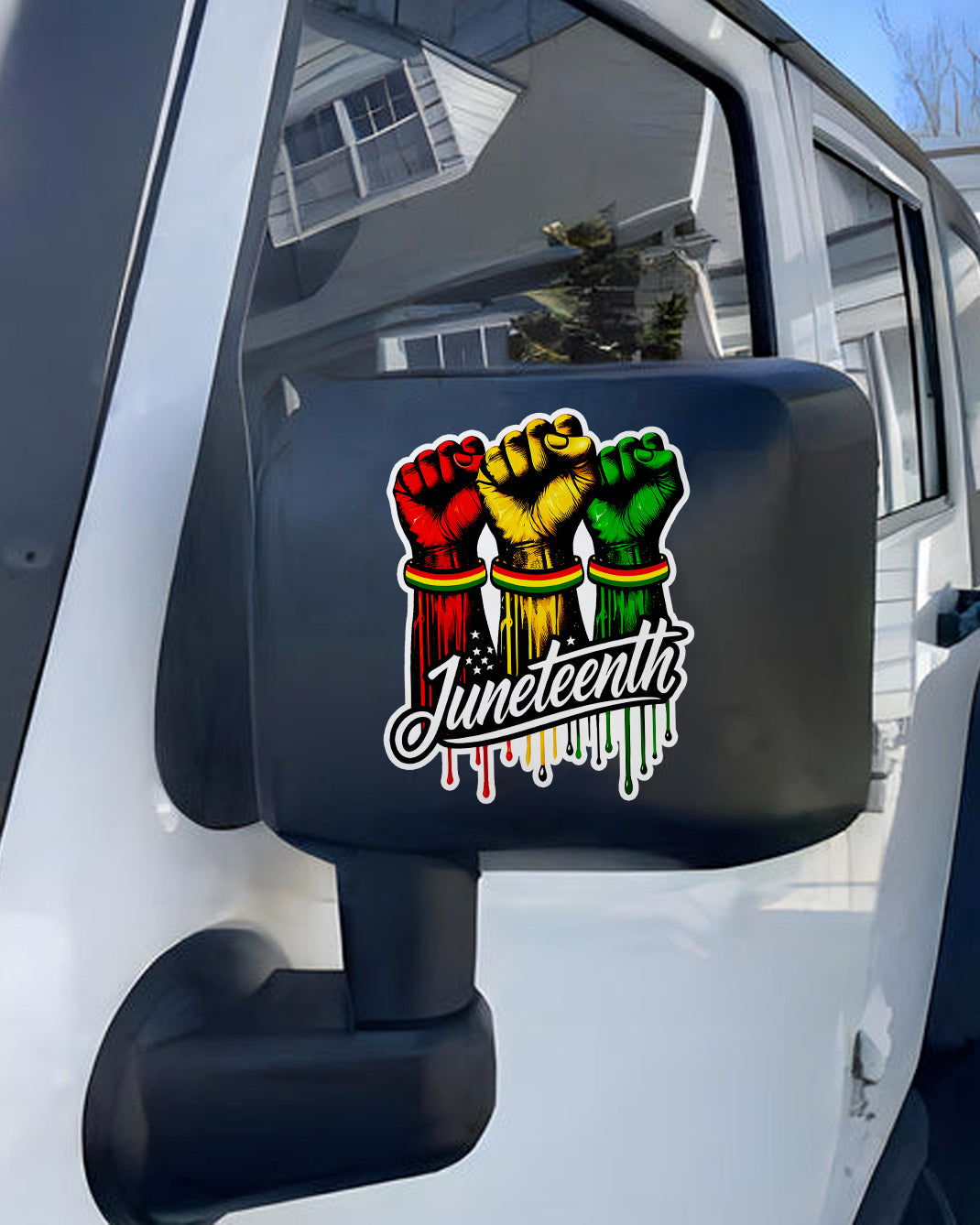 Juneteenth Fist - Freedom, Unity, and Black Power Decal