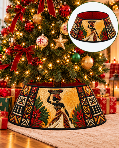 African Heritage Christmas Tree Skirt Collection.