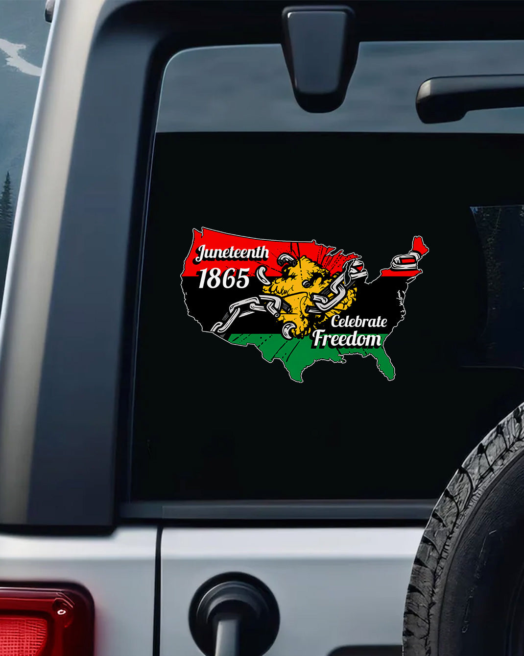 Juneteenth 1865 - Celebrate Freedom Decal