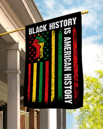 Black History Is American History Flag