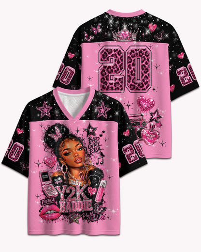 Y2K Black Girl Baddie Football Jersey – Pink Aesthetic