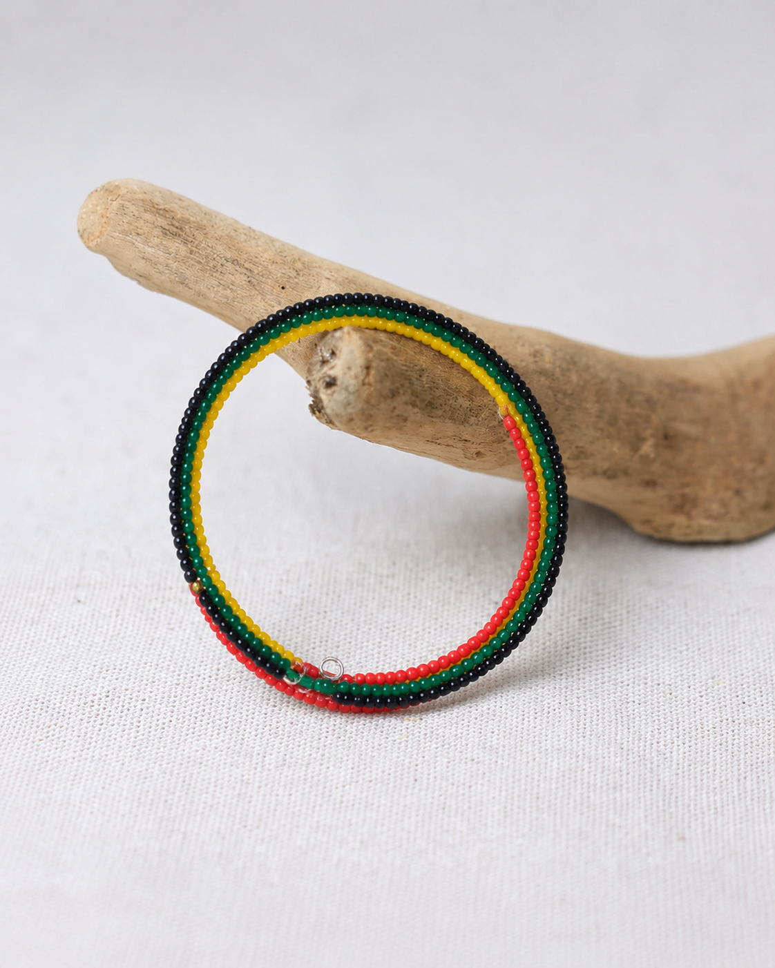 Black Pride Beaded Bracelet – Pan-African Inspired Handmade Bracelet