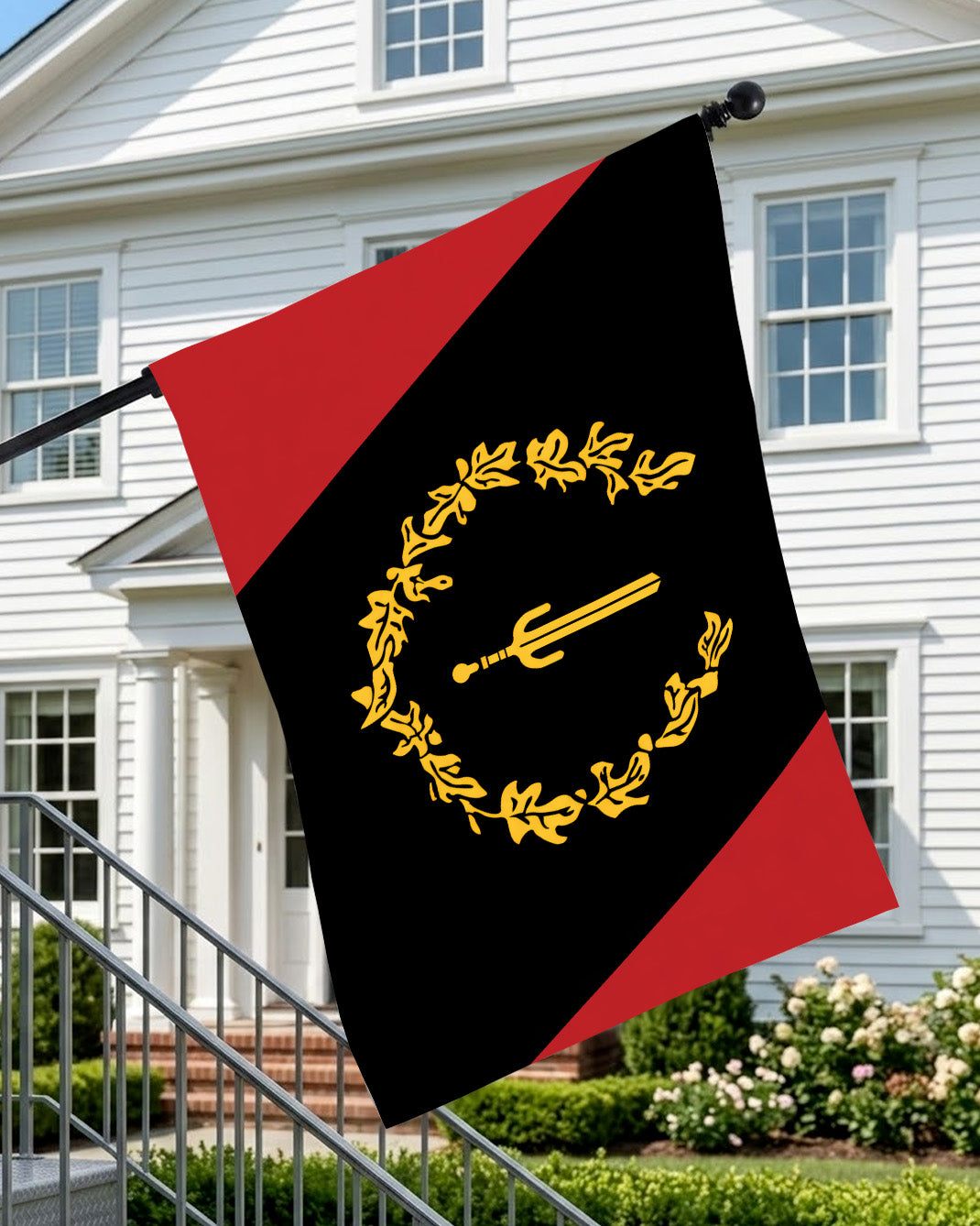 Pan African Pride Red Black Flag