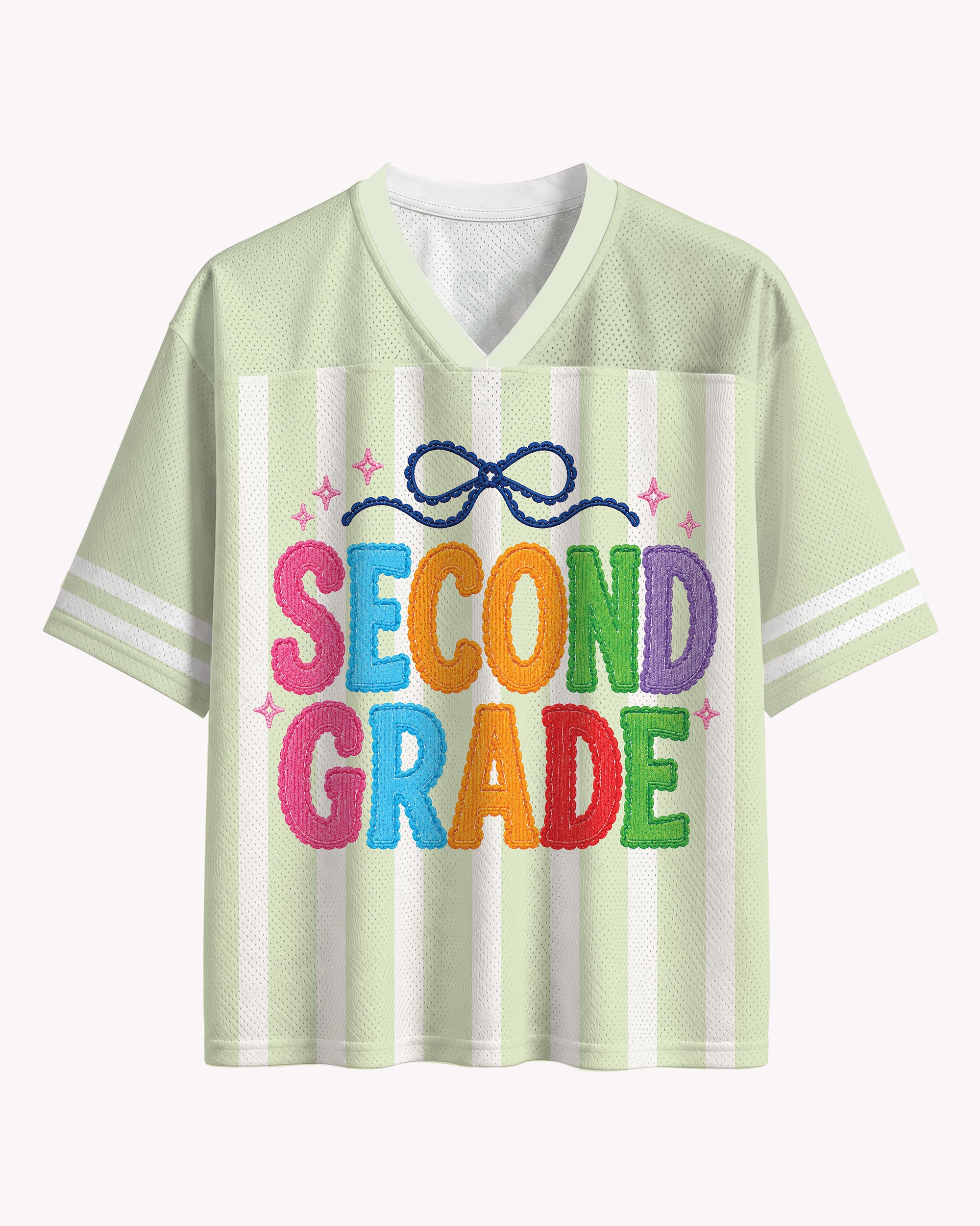 Black Teacher Graphic Shirt – Colorful Retro School Jersey