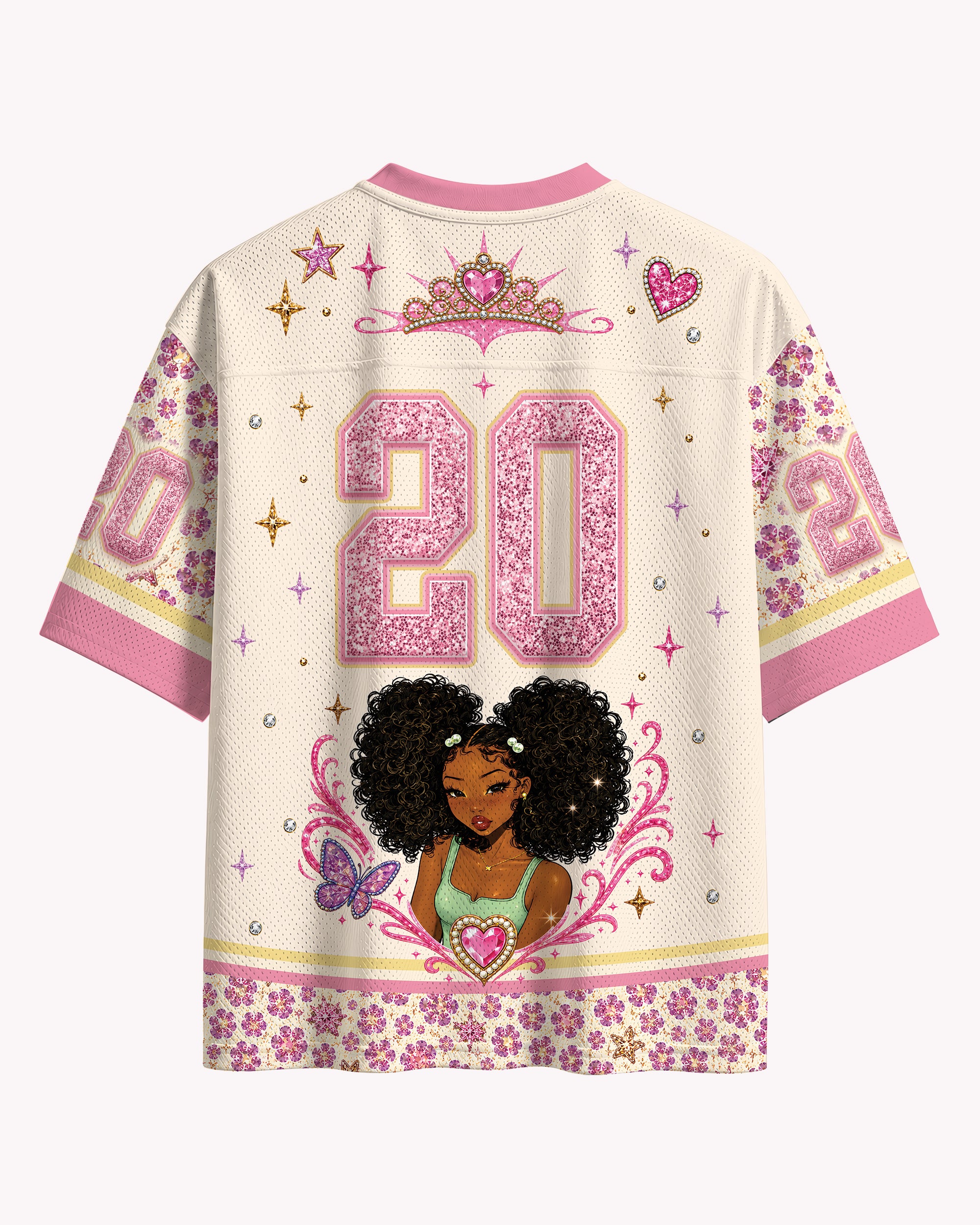 Black Girl Magic Football Jersey – Black Women Empowerment Graphic Sportswear