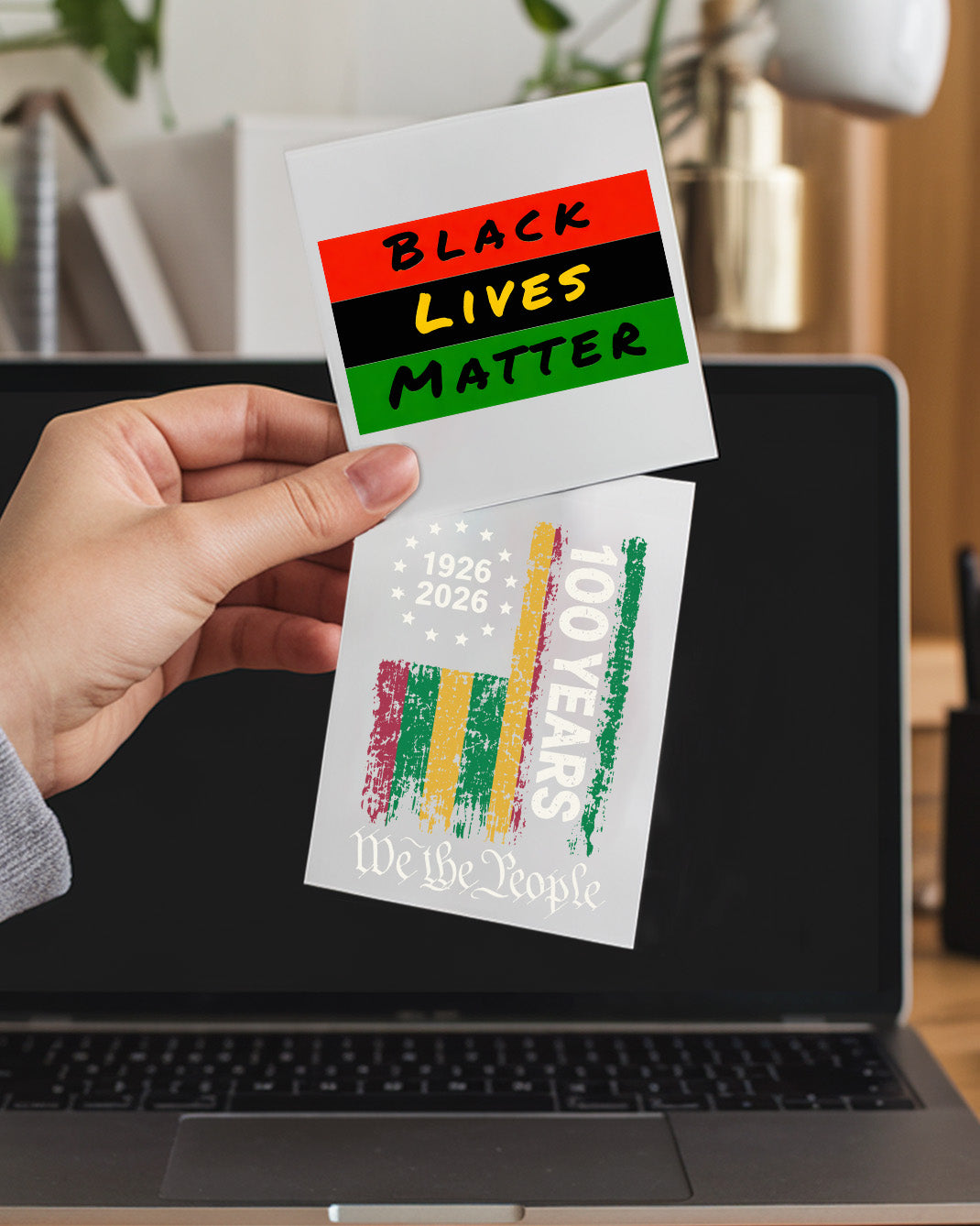 Black Lives Matter Flag Color Decal