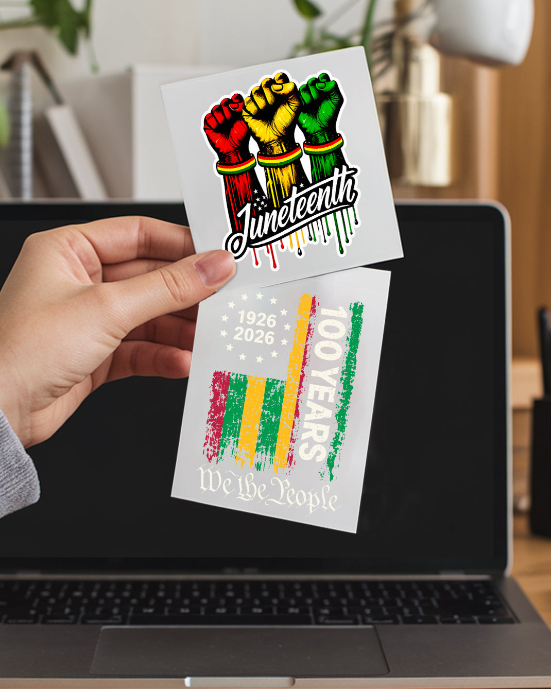 Juneteenth Fist - Freedom, Unity, and Black Power Decal
