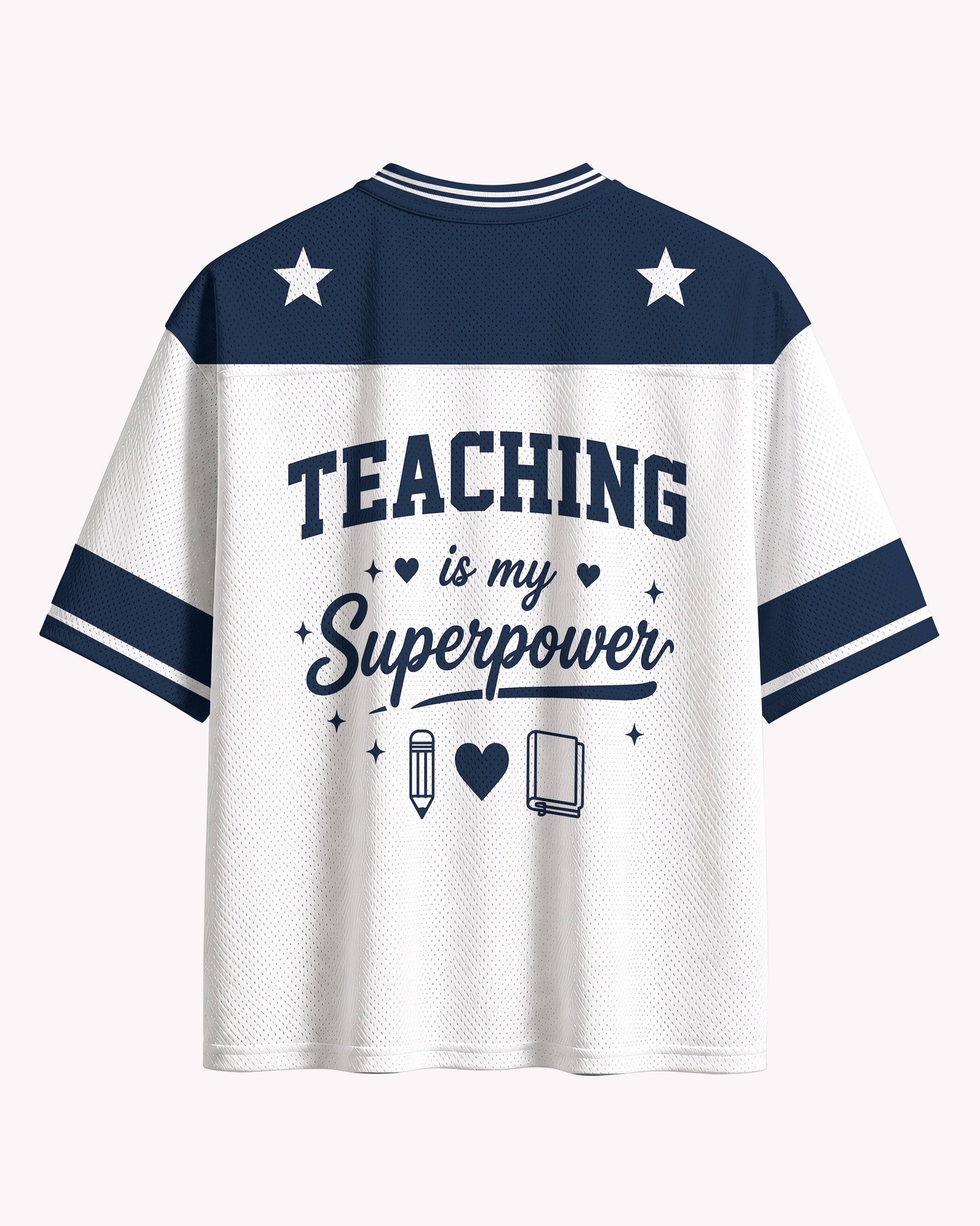 Black Teacher Baseball Jersey – Teaching Is My Superpower