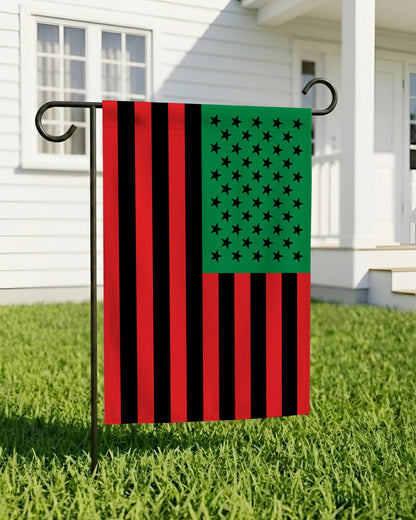 Black American Flag Pan African Colors
