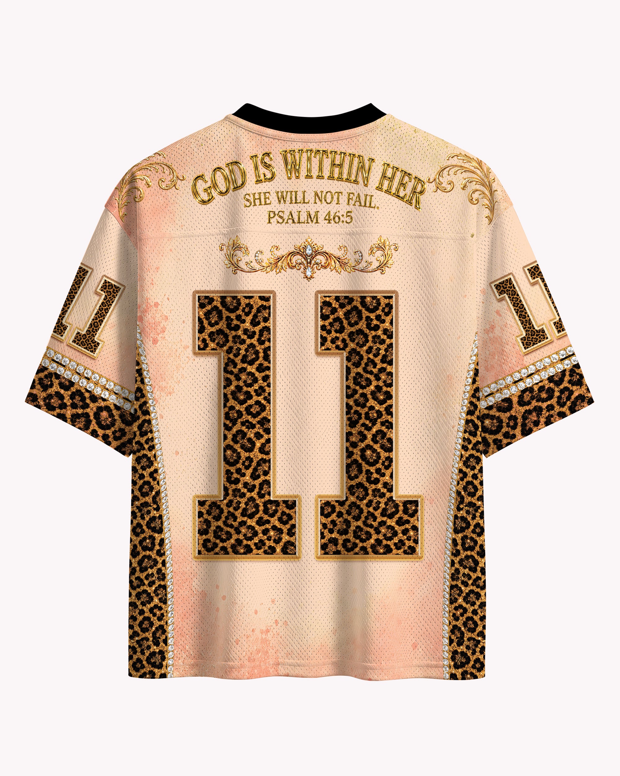 Psalm 46:5 Faith Football Jersey – God Within Her Streetwear