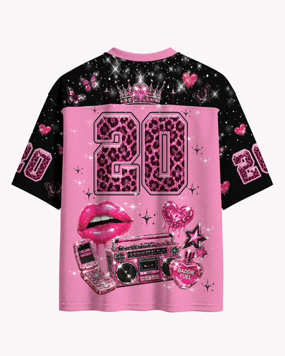Y2K Black Girl Baddie Football Jersey – Pink Aesthetic