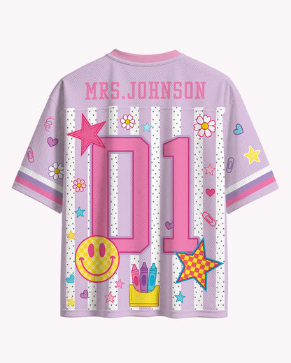 Black Girl Retro Jersey Shirt – Colorful Y2K Graphic Tee