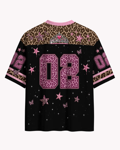 Black Girl Magic Y2K Princess Football Jersey – Pink Boss Vibes