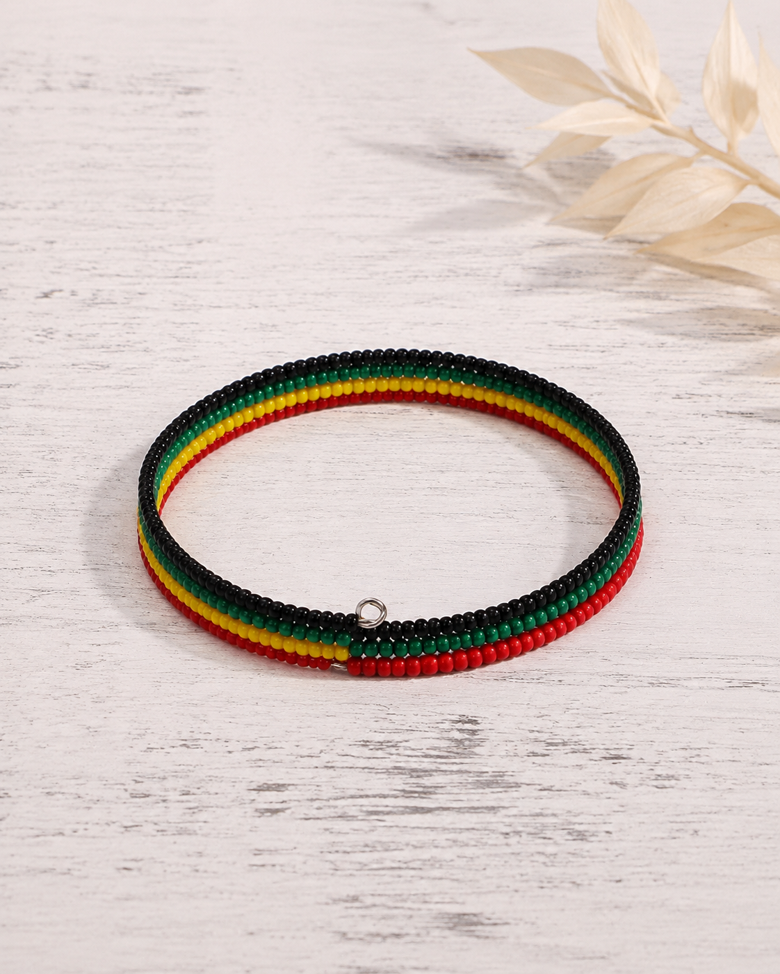 Black Pride Beaded Bracelet – Pan-African Inspired Handmade Bracelet
