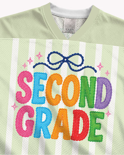 Black Teacher Graphic Shirt – Colorful Retro School Jersey