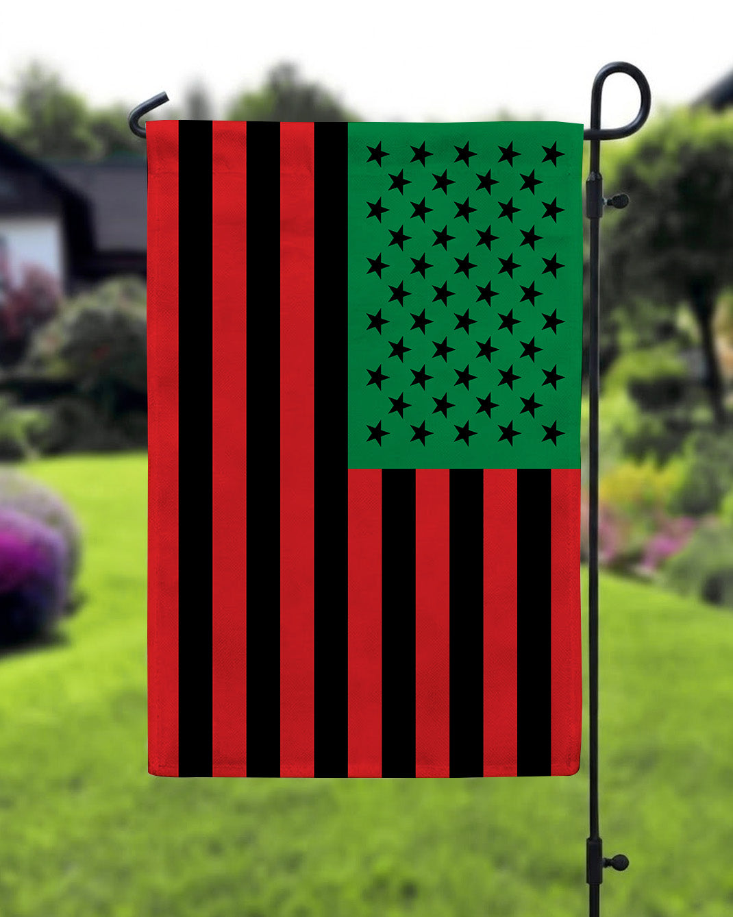 Black American Flag Pan African Colors