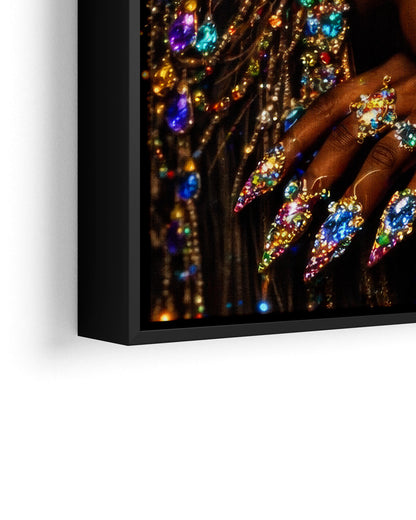 Radiant Black Queen - Empowerment, Elegance, and Legacy - Poster/Canvas