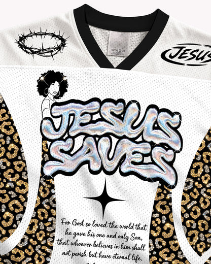 Jesus John 3:16 Faith Football Jersey – Black Heritage Christian Streetwear