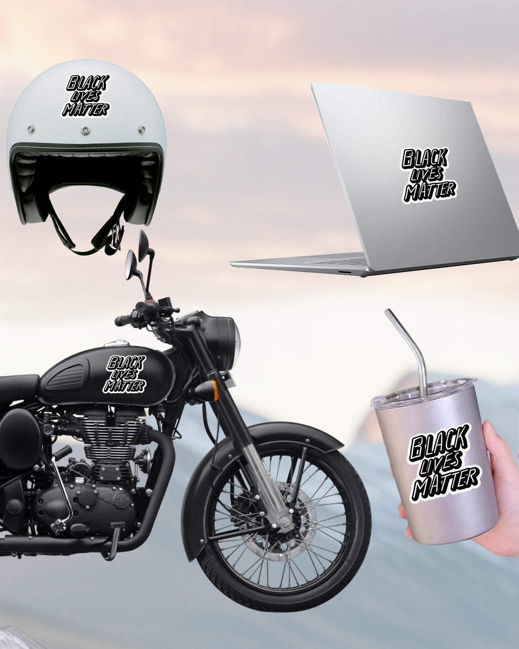 BLM Black Lives Matter Decal - Support Equality and Justice