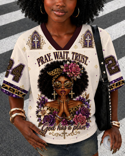 Black Christian Faith Football Jersey – God Don’t Play About Me