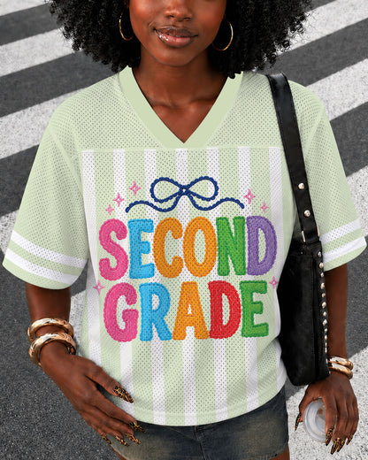 Black Teacher Graphic Shirt – Colorful Retro School Jersey
