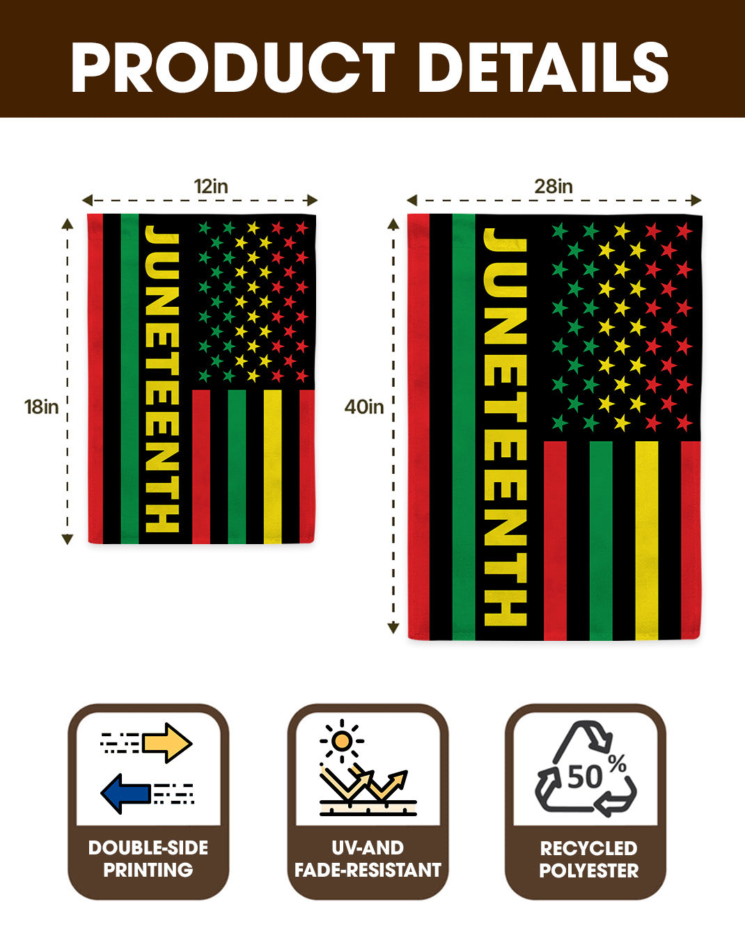 Juneteenth Flag African American Pride