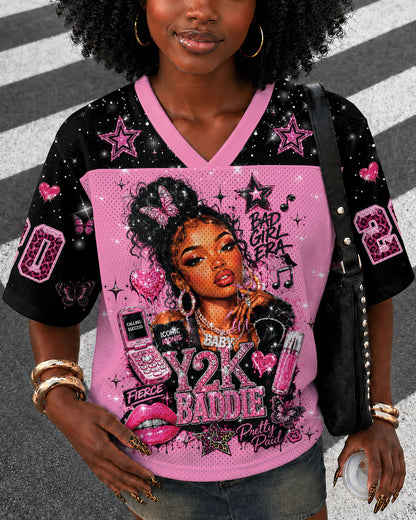 Y2K Black Girl Baddie Football Jersey – Pink Aesthetic