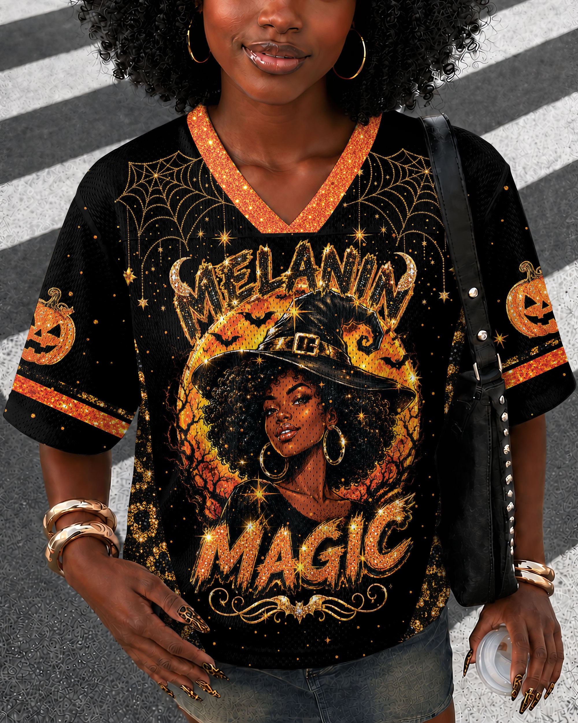 Black Culture Halloween 31 Football Jersey – Spooky Season Streetwear