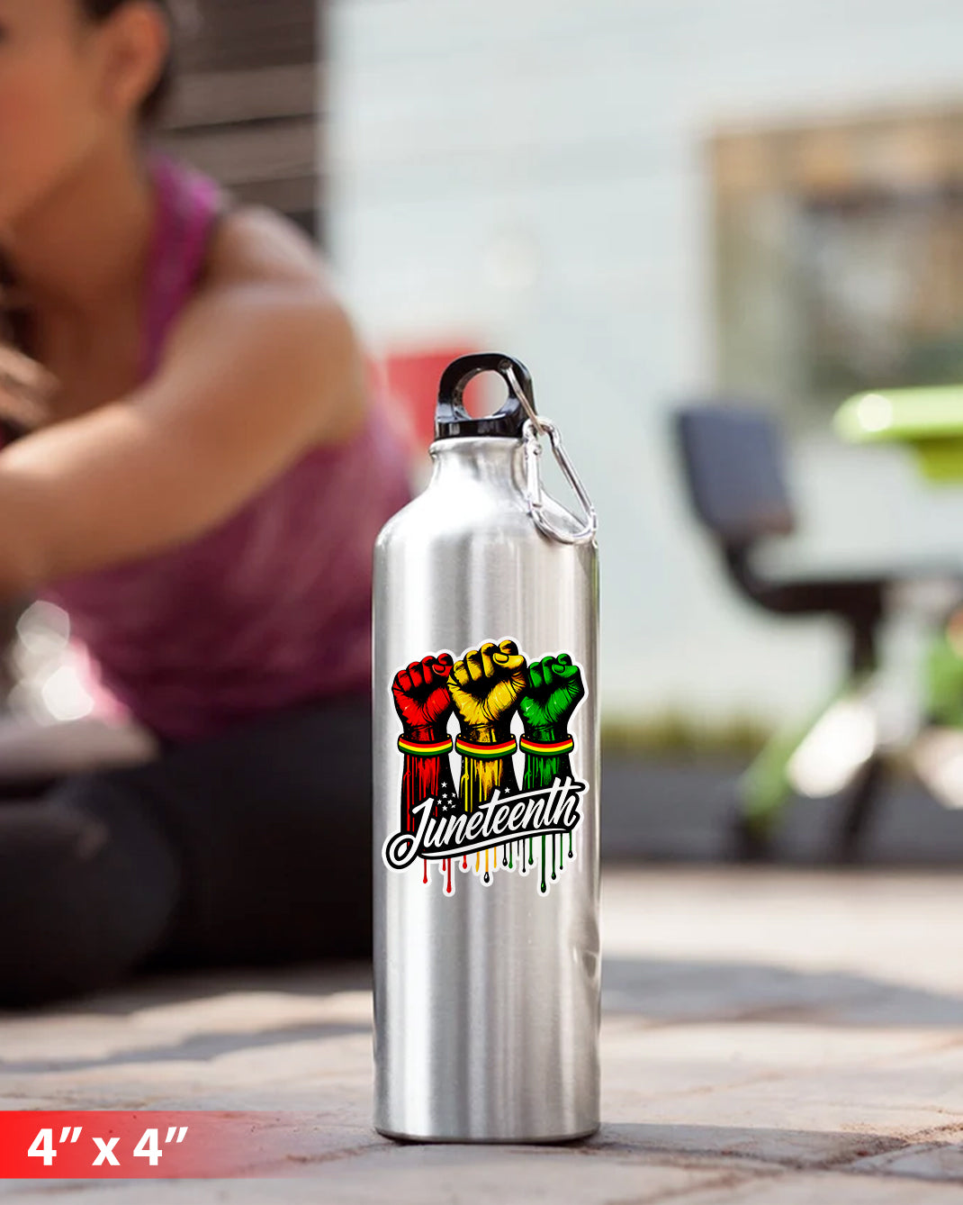 Juneteenth Fist - Freedom, Unity, and Black Power Decal