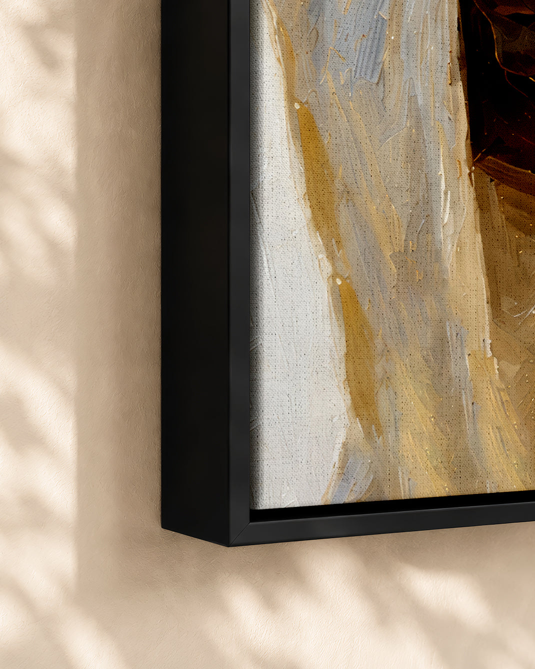 Black Jesus Open Arms Canvas Wall Art - African American Christian Home Decor