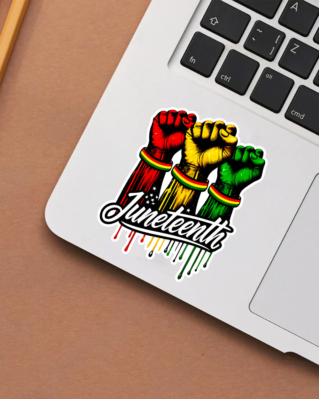 Juneteenth Fist - Freedom, Unity, and Black Power Decal