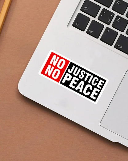No Justice No Peace Decal