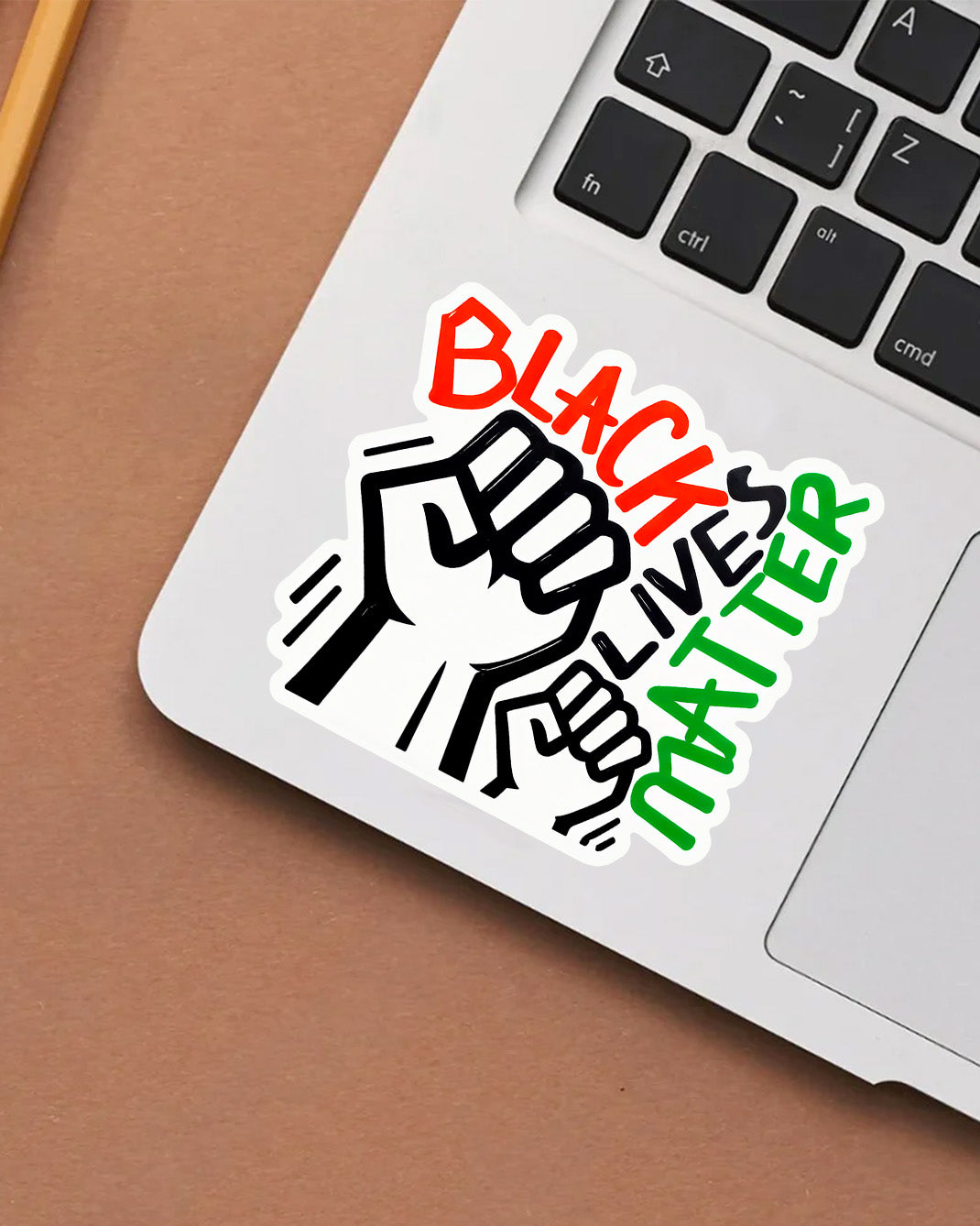 Black Lives Matter Fist Decal - Powerful Affirmation
