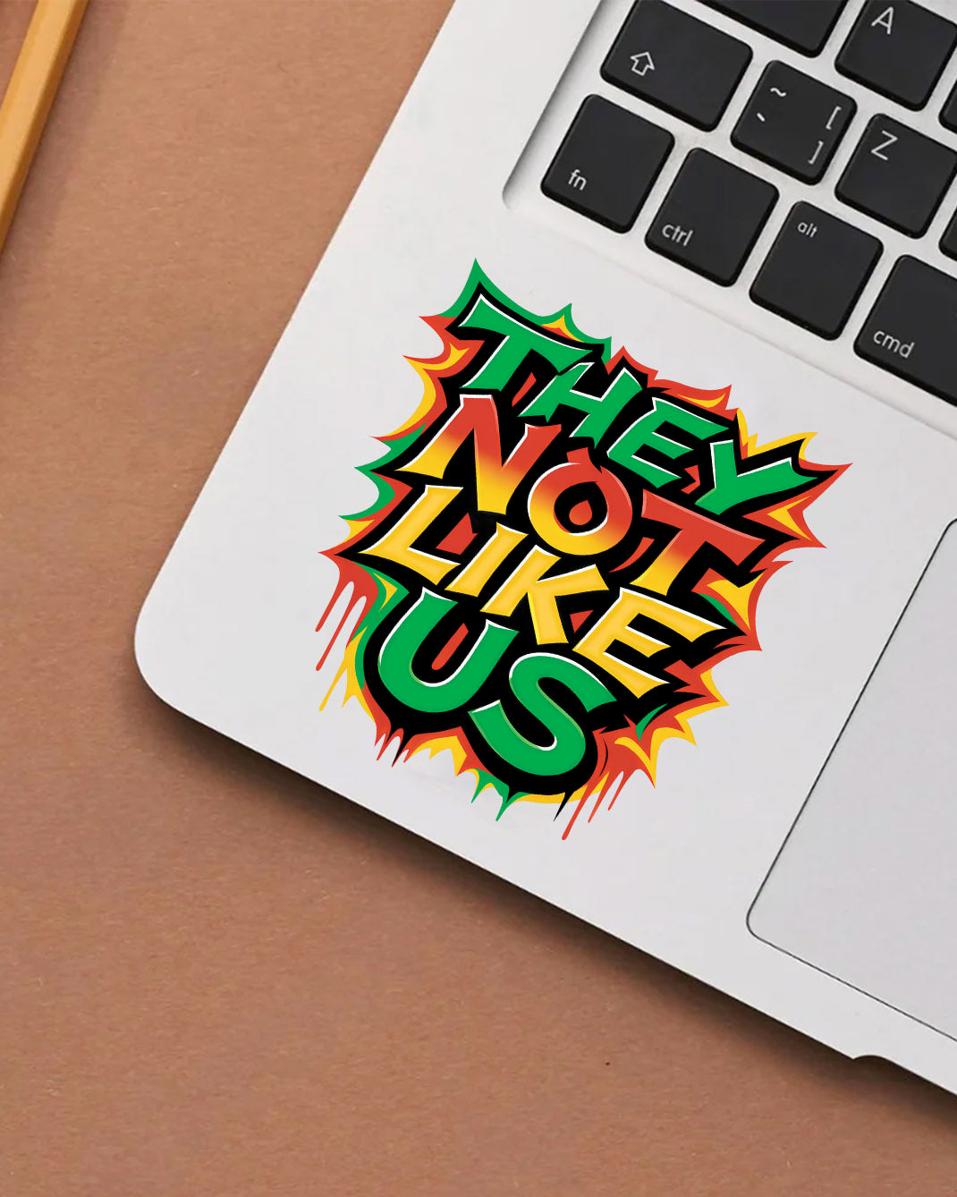 "They Not Like Us" Bold Cultural Statement Decal