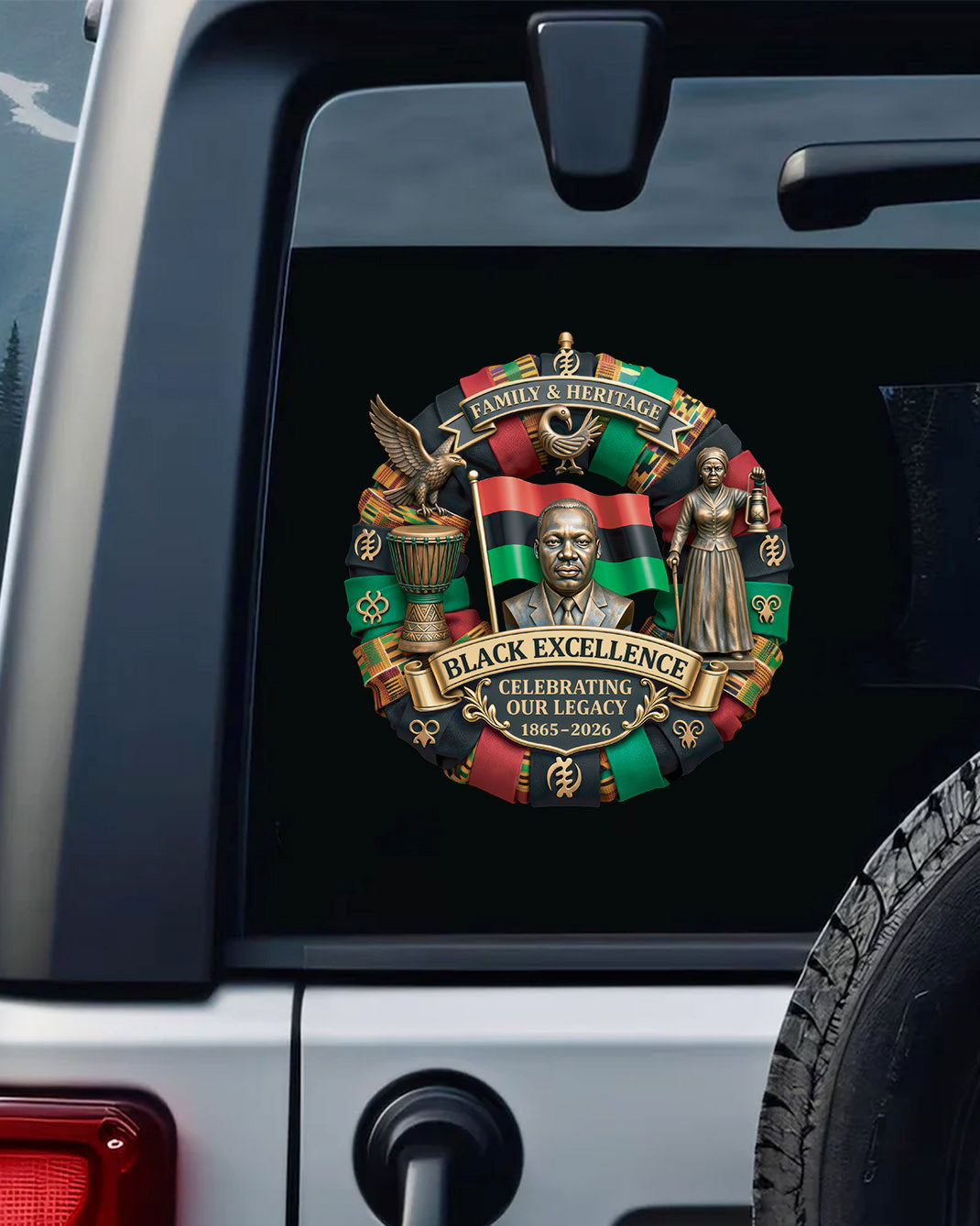 Black Excellence Celebrating Our Legacy Decal
