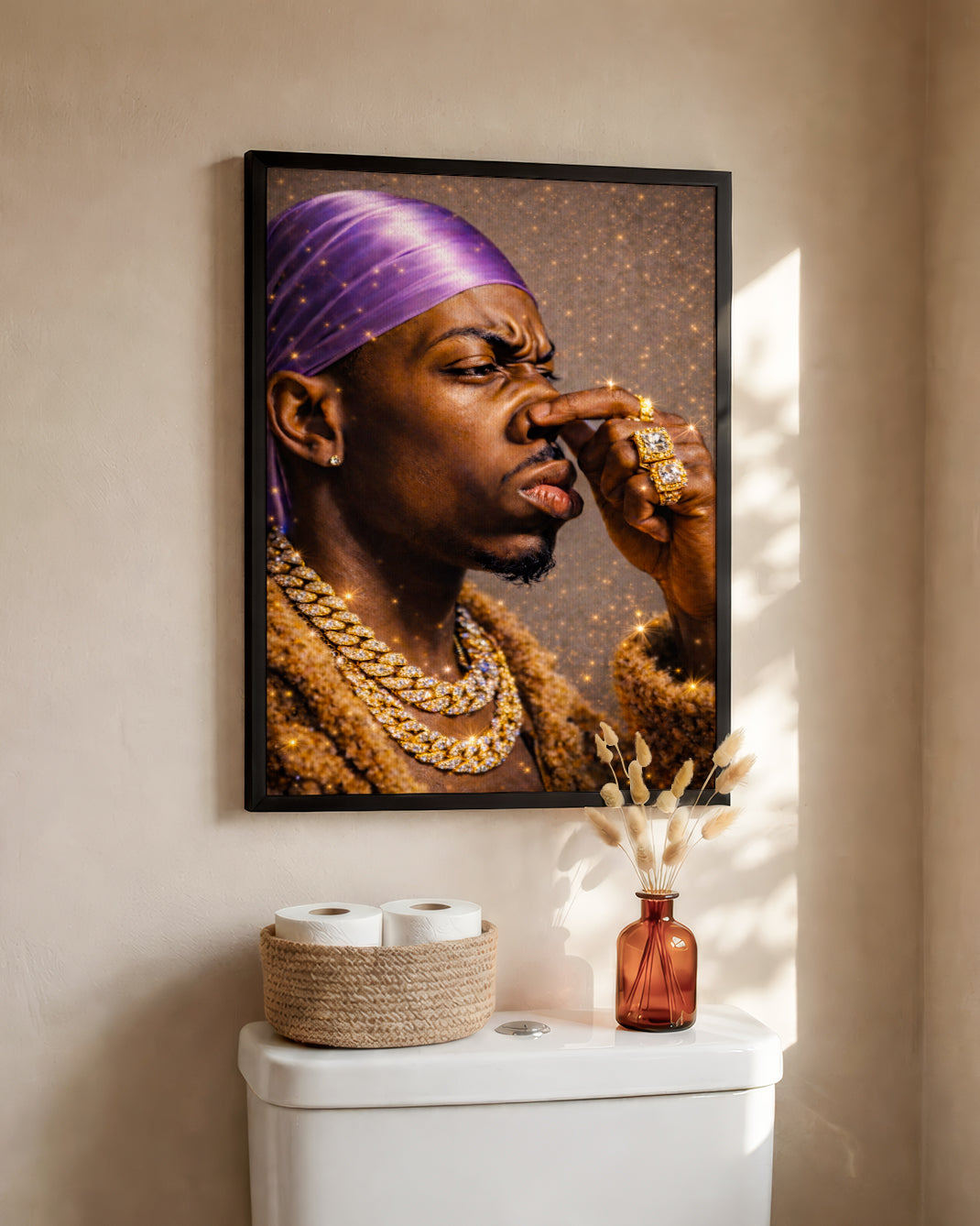 Black King - Strength, Style, and Confidence - Poster/Canvas