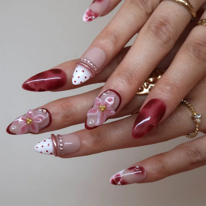 Candy Blossom – Handmade Press On Nails | Reusable Salon Quality Set