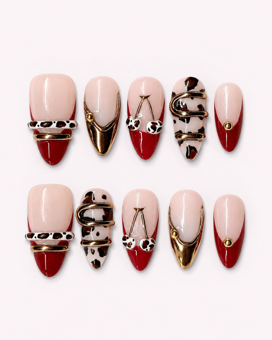 Cherry Hunting Summer Y2K Press On Nails