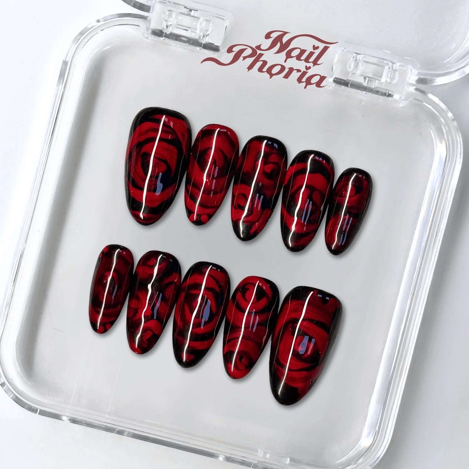 Rose Drown Summer Y2K Press On Nails