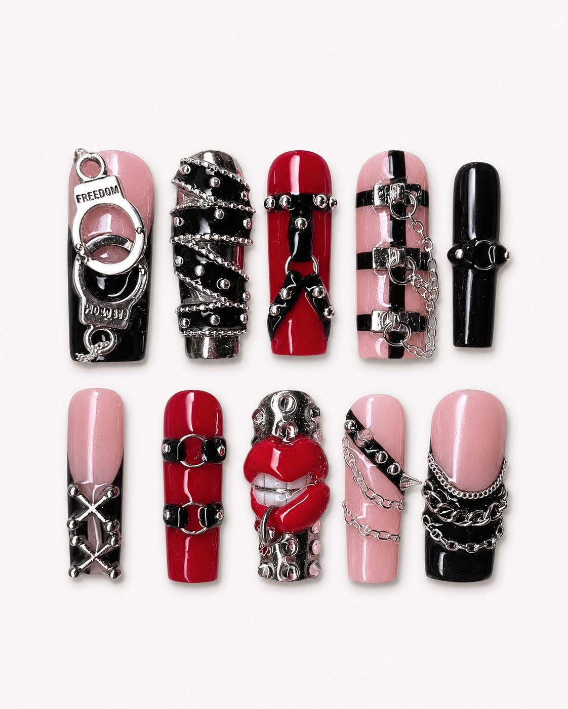 Bound To You Summer Y2K Press On Nails