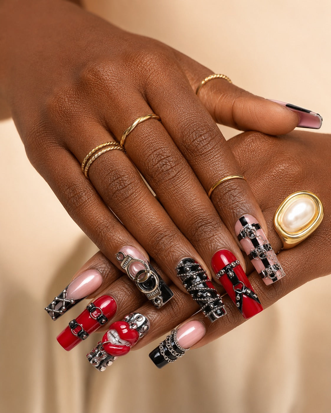 Bound To You Summer Y2K Press On Nails