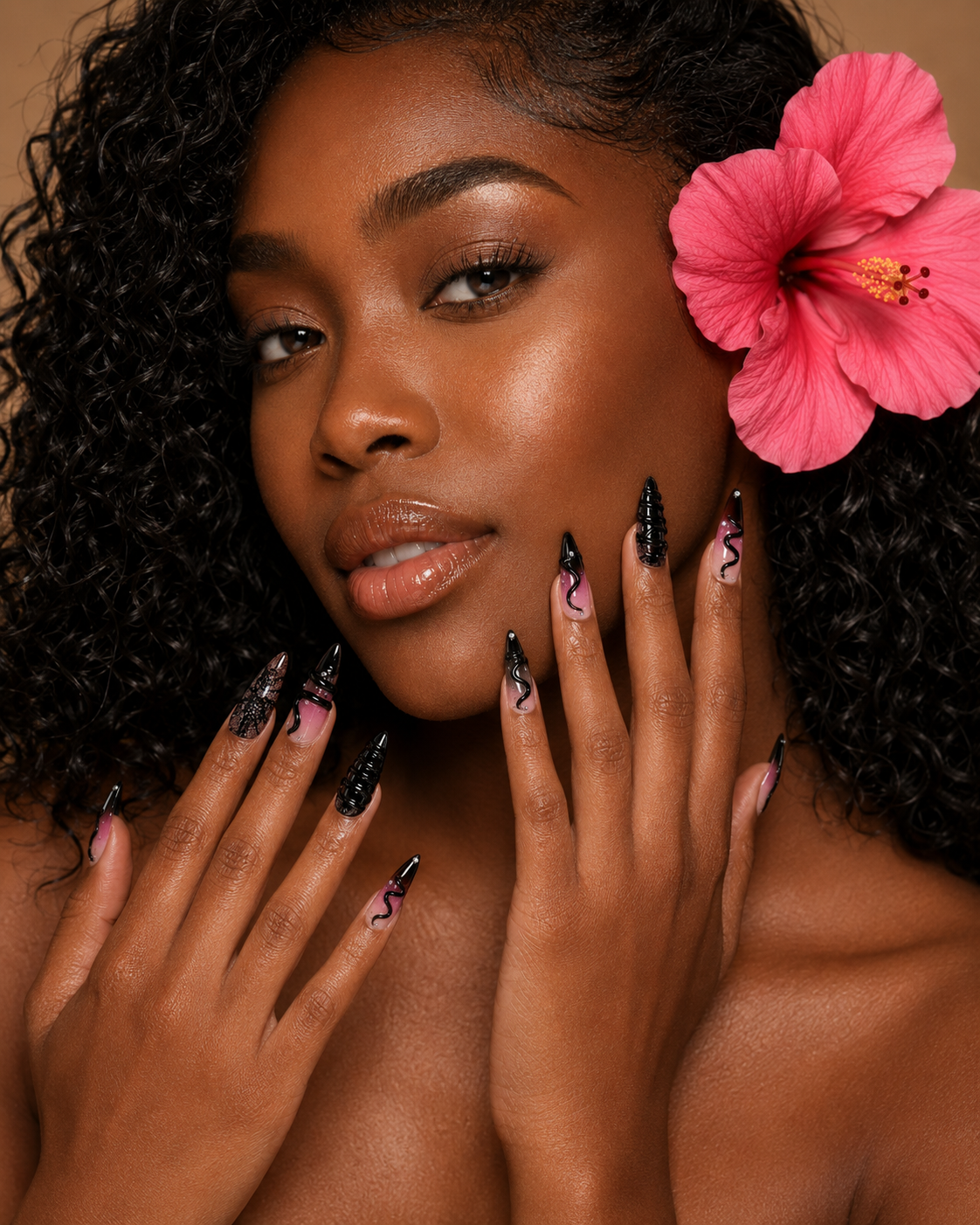Velvet Venom Summer Y2K Press On Nails